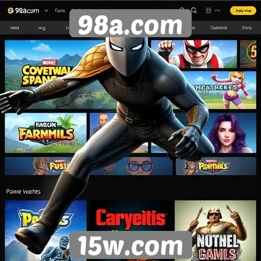 Análise da oferta de jogos no site 98a.com